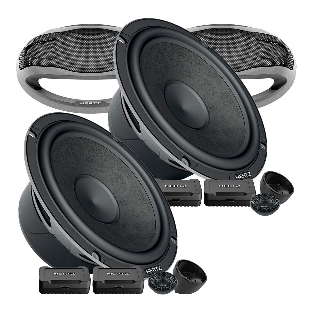 Kit Alto Falante Duas Vias Coaxial 6 5 300w Rms Linha Cento Hertz Ck