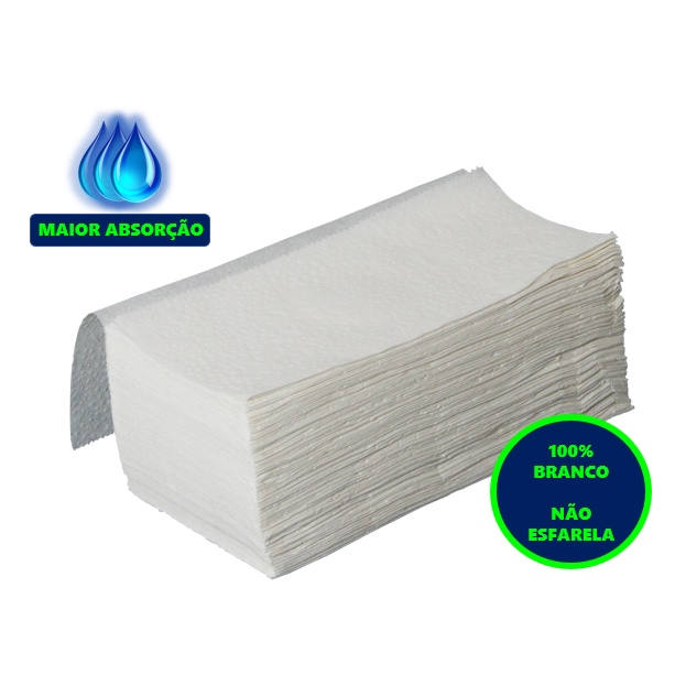 Papel Toalha Interfolha Branco Luxo Banheiro 1000 Folhas Shopee Brasil