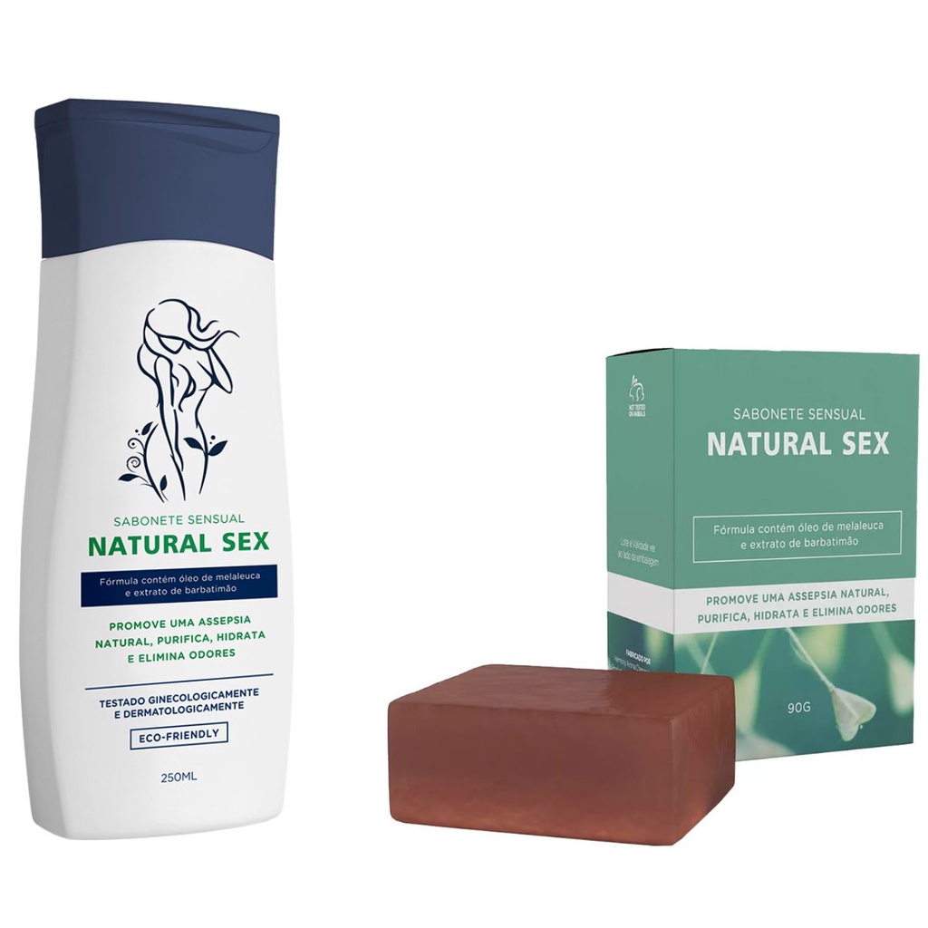 Sabonete Íntimo Líquido Natural Sex e em Barra Melissa Shopee Brasil