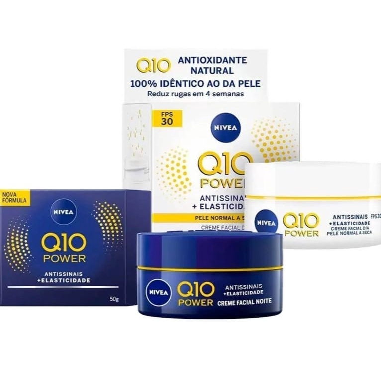 Kit Nivea Q Antissinais Power Tratamento Facial Diurno Fps G E