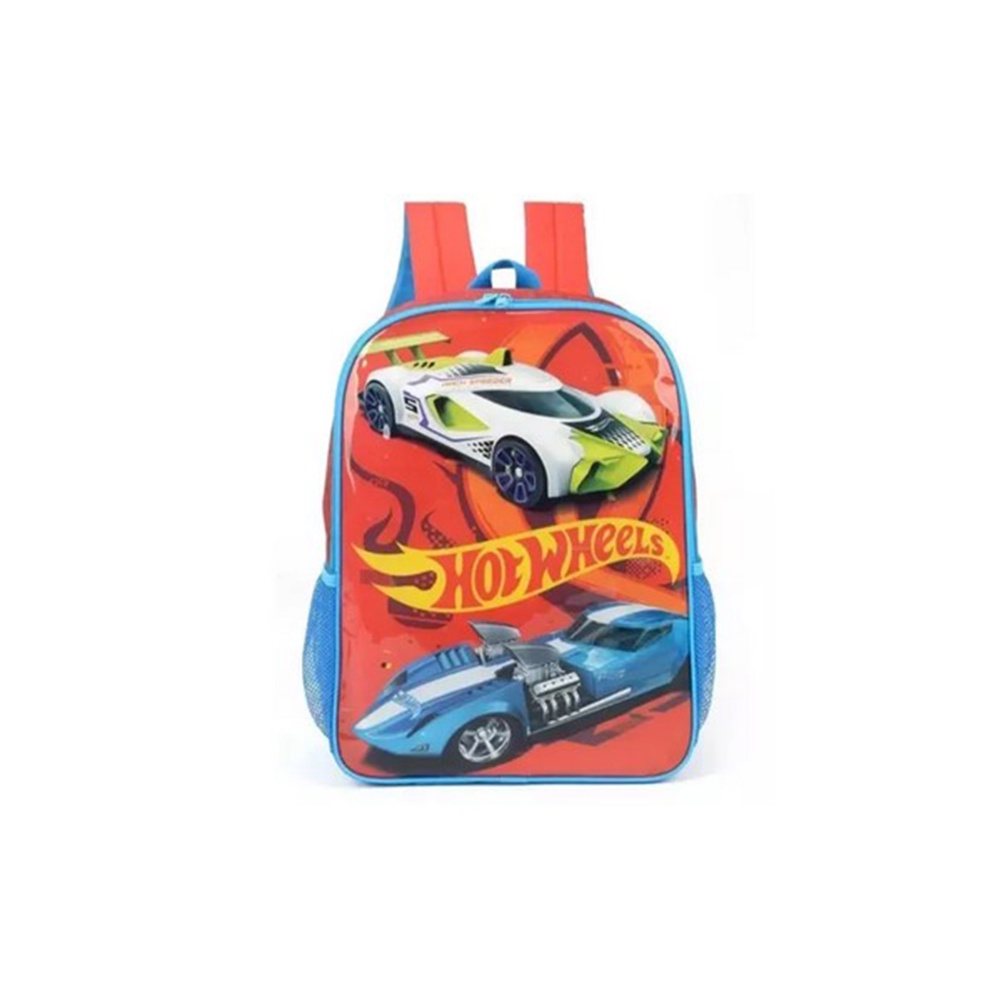 Mochila De Costas Hot Wheels Vermelha Luxcel Shopee Brasil