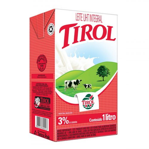 Leite Integral Uht Tirol Litro Shopee Brasil