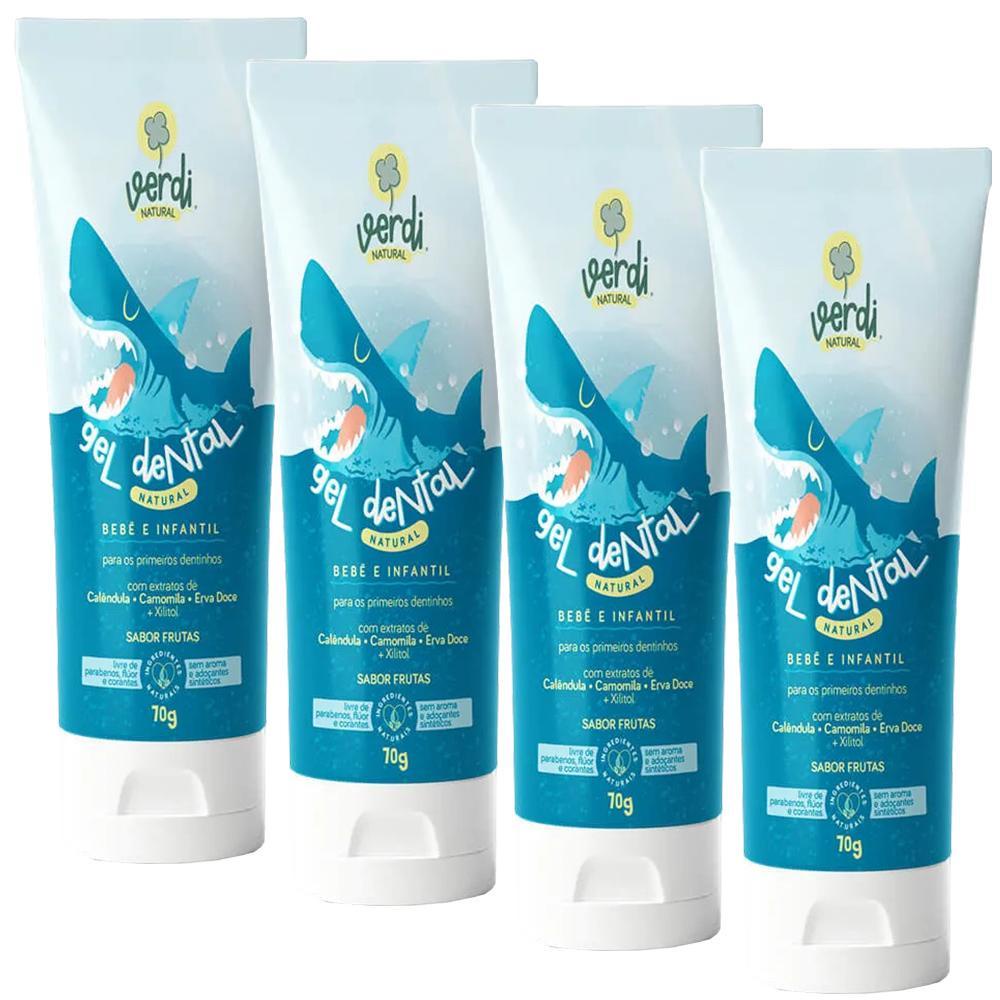 Kit Gel Dental Natural Beb E Infantil G Verdi Shopee Brasil