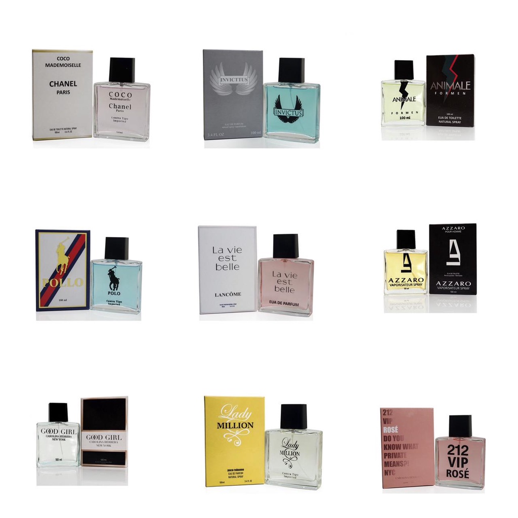 Kit 3 Perfumes Importados 100ML Escolha Suas Fragrâncias