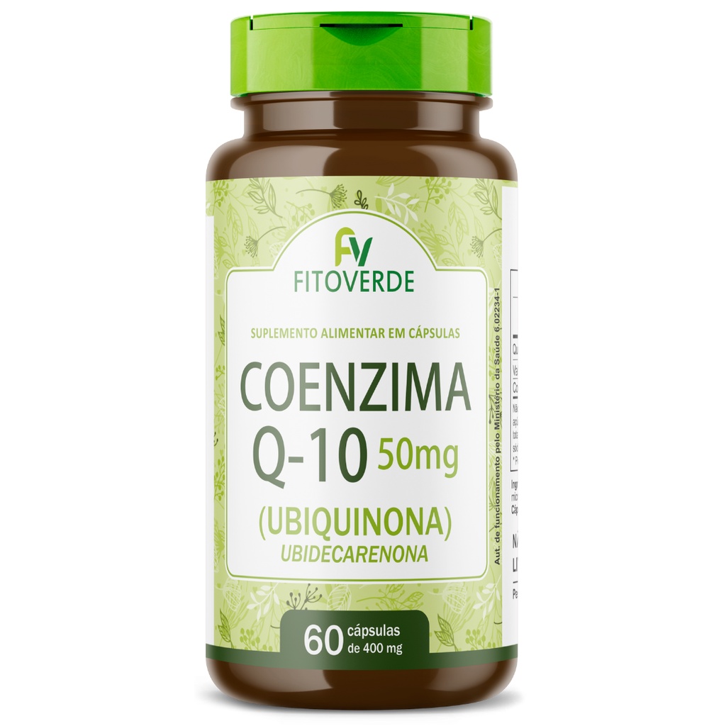 Coenzima Q Mg Ubiquinona Pura Caps Fito Verde Shopee Brasil