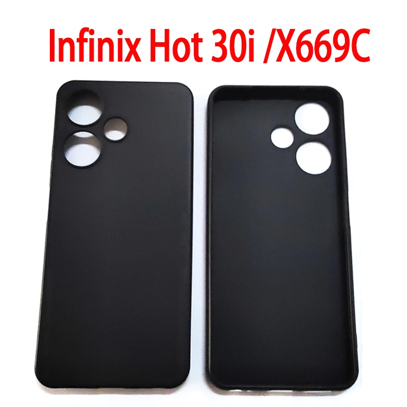 Capa Protetora De Silicone Infinix Hot I X C Tpu Macia Preta