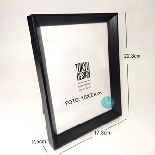 Porta Retrato Basic X Cm Moldura Mdf Tokyo Design Shopee Brasil