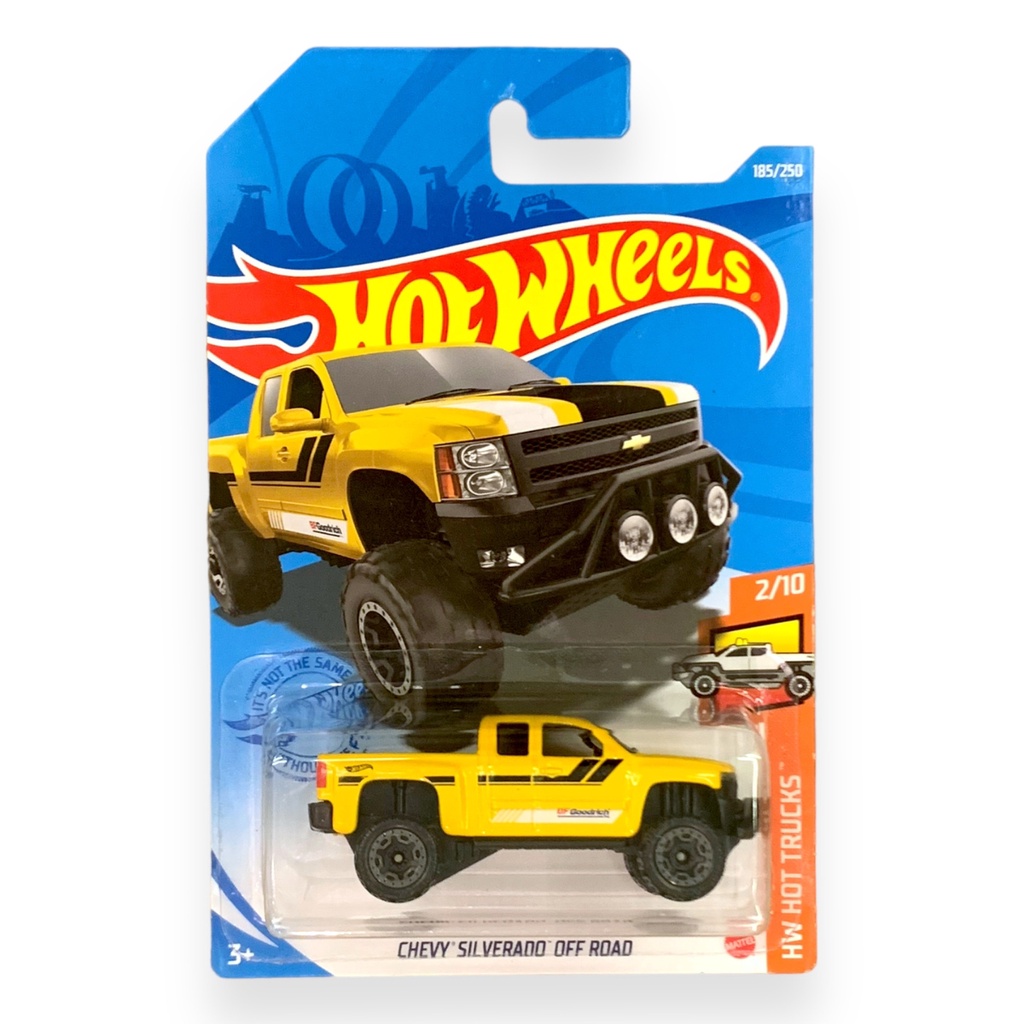 Miniatura Caminhonete Hot Wheels Chevy Silverado Off Road Hw Hot