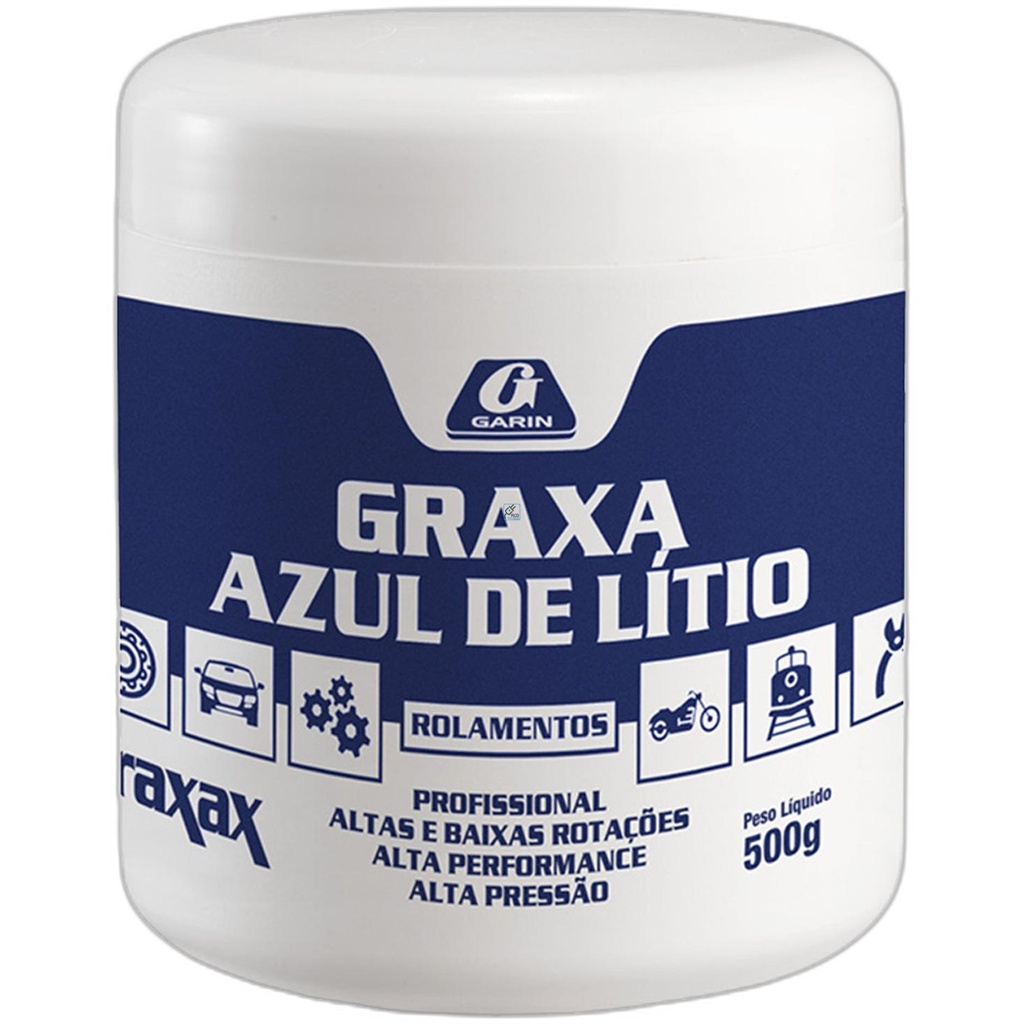 Graxa Garin Litio Azul Para Rolamento Pote 500g Shopee Brasil