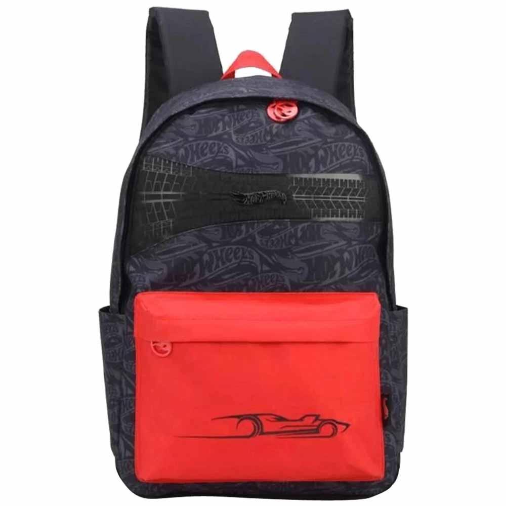 Mochila Escolar Hot Wheels Preto Ms Hw Unidade Luxcel Shopee Brasil