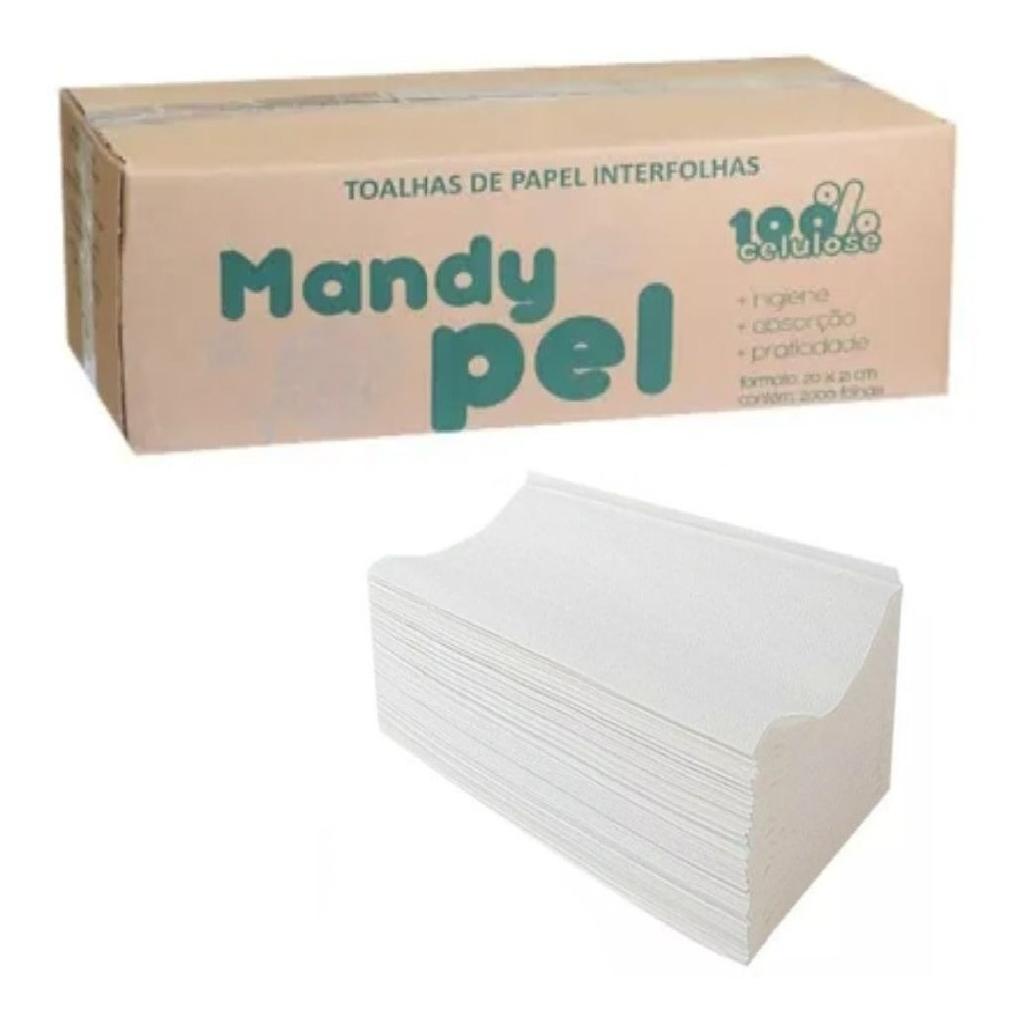 Papel Toalha Interfolha Mandypel Celulose Folhas Shopee Brasil