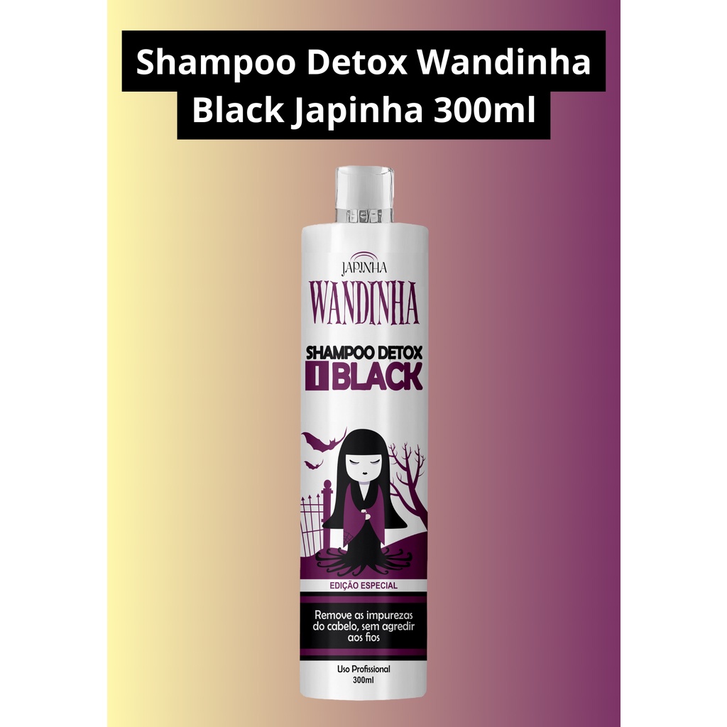 Shampoo Detox Wandinha Black Japinha Ml Shopee Brasil