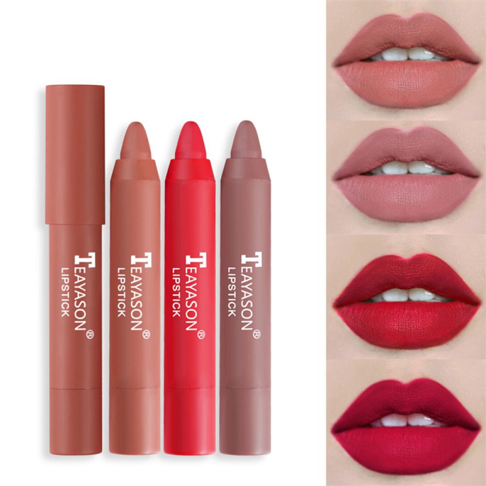 BEAUTYSTARTING 12 Cores Baton Nude Matte Lipsticks Lápis À Prova D água