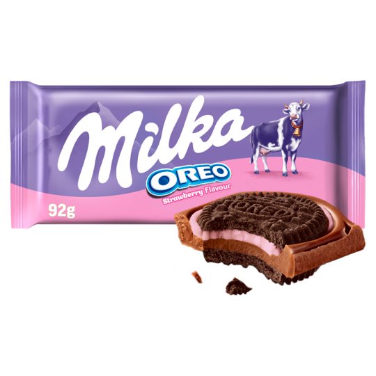 Chocolate Barra Milka Oreo Sandwich Strawberry 92g Shopee Brasil