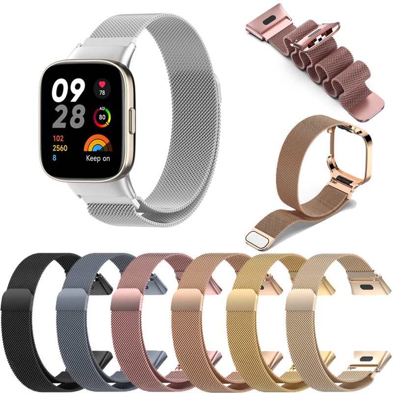 Para Redmi Watch Mi Watch Lite Magnetic Loop Metal Banda Magn Tica