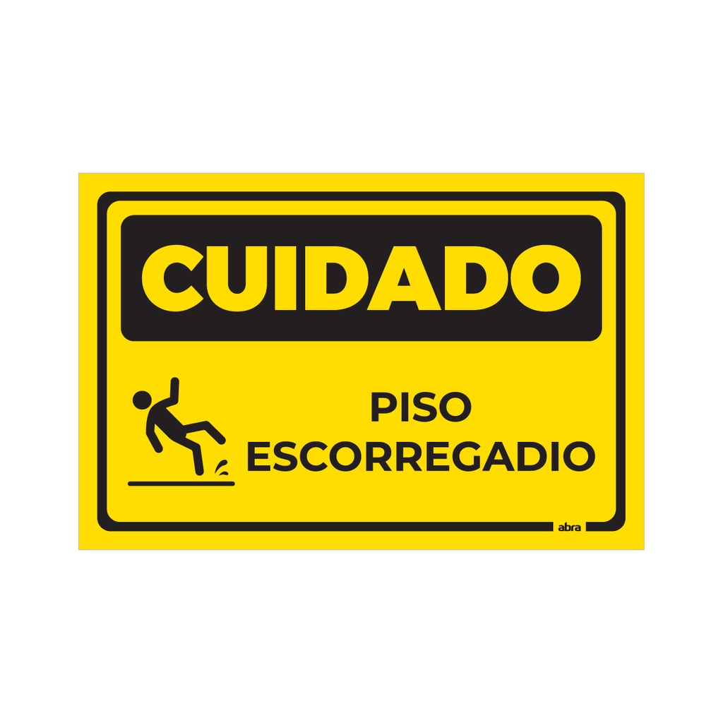 Placa De Sinalização Cuidado Piso Escorregadio Pvc 30x20 Cm Shopee Brasil