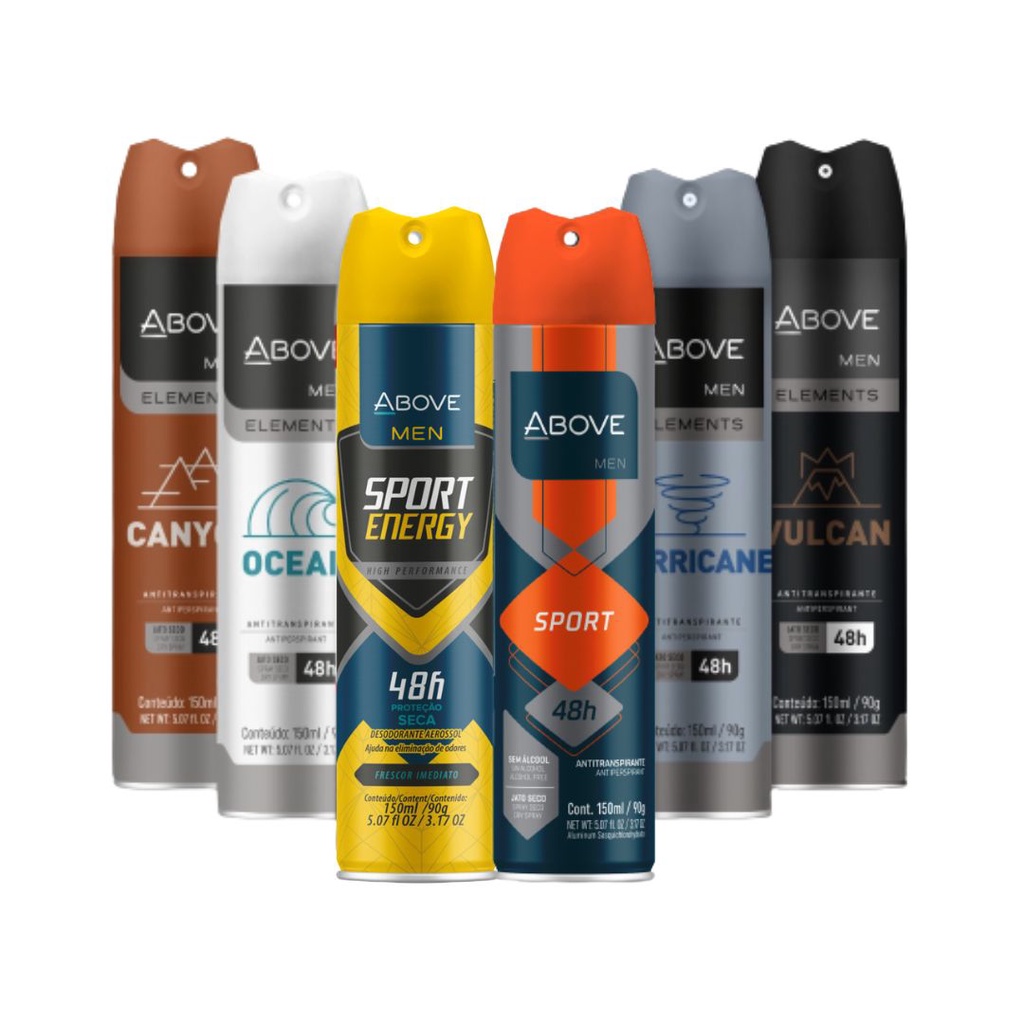 Desodorante Aerosol Above Masculino Ml Shopee Brasil