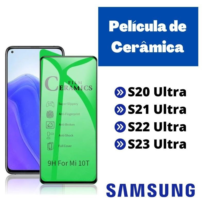 Pelicula De Ceramica Hidrogel 9D Para Samsung Galaxy S20 Ultra S21