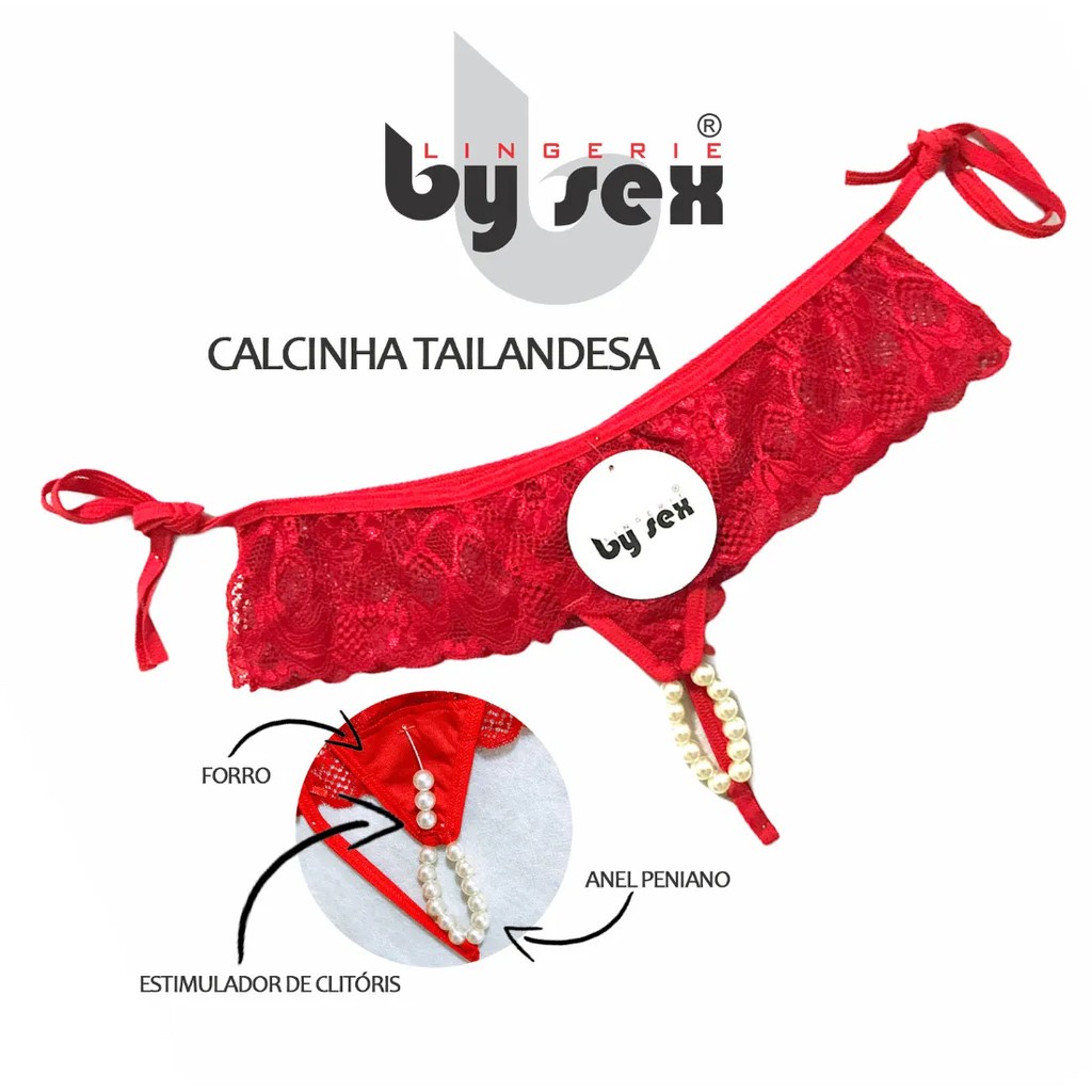 Calcinha Tailandesa 10098 By Sex Lingerie Escorrega o Preço