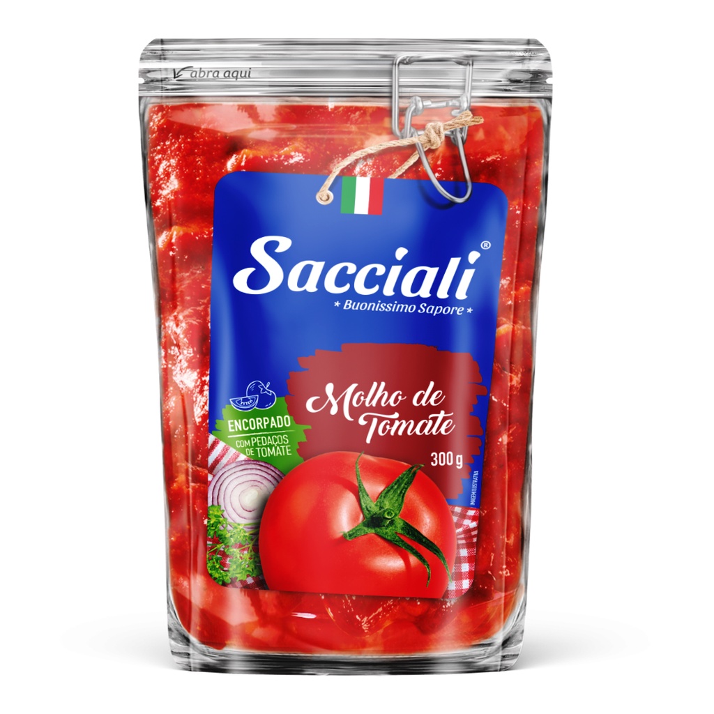 Molho De Tomate Sachê 300g Sacciali Shopee Brasil