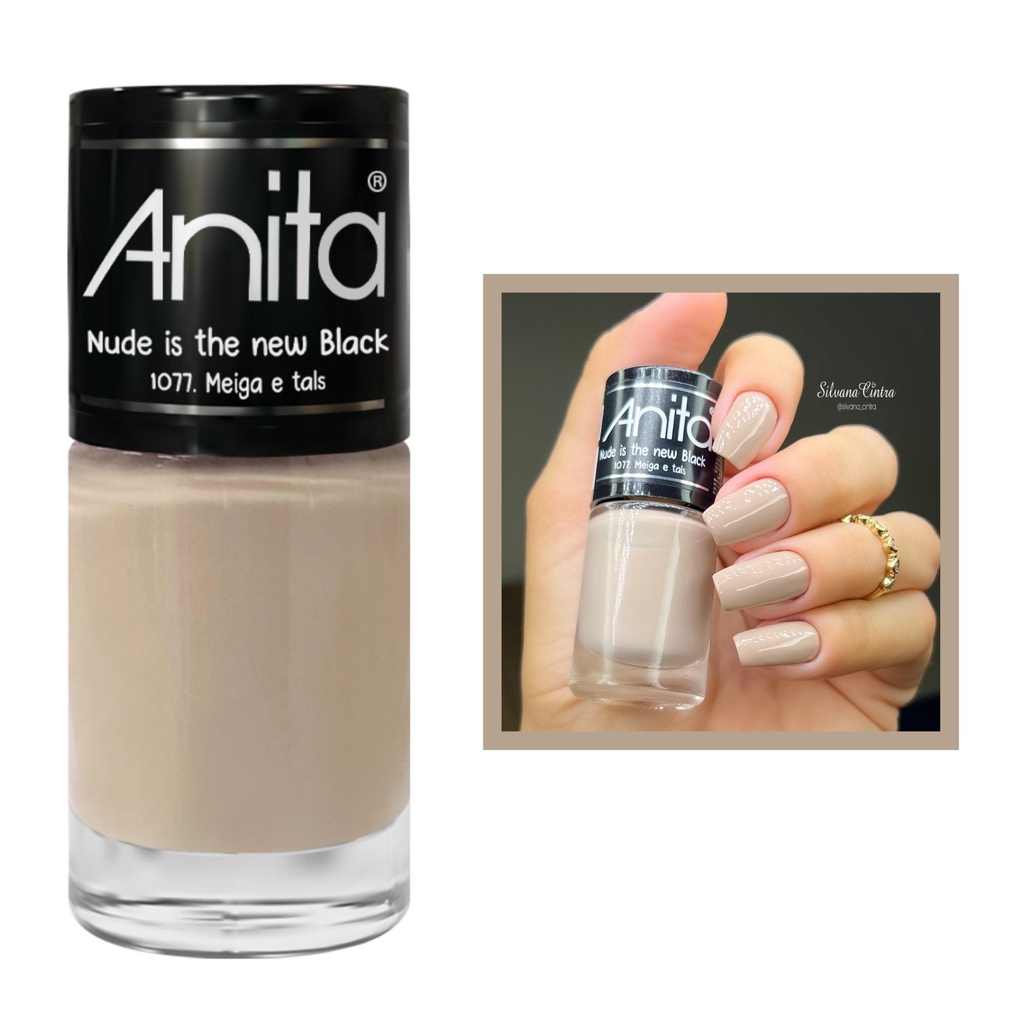 Esmalte Anita Meiga e Tals Coleção Nude Is The New Black Shopee Brasil