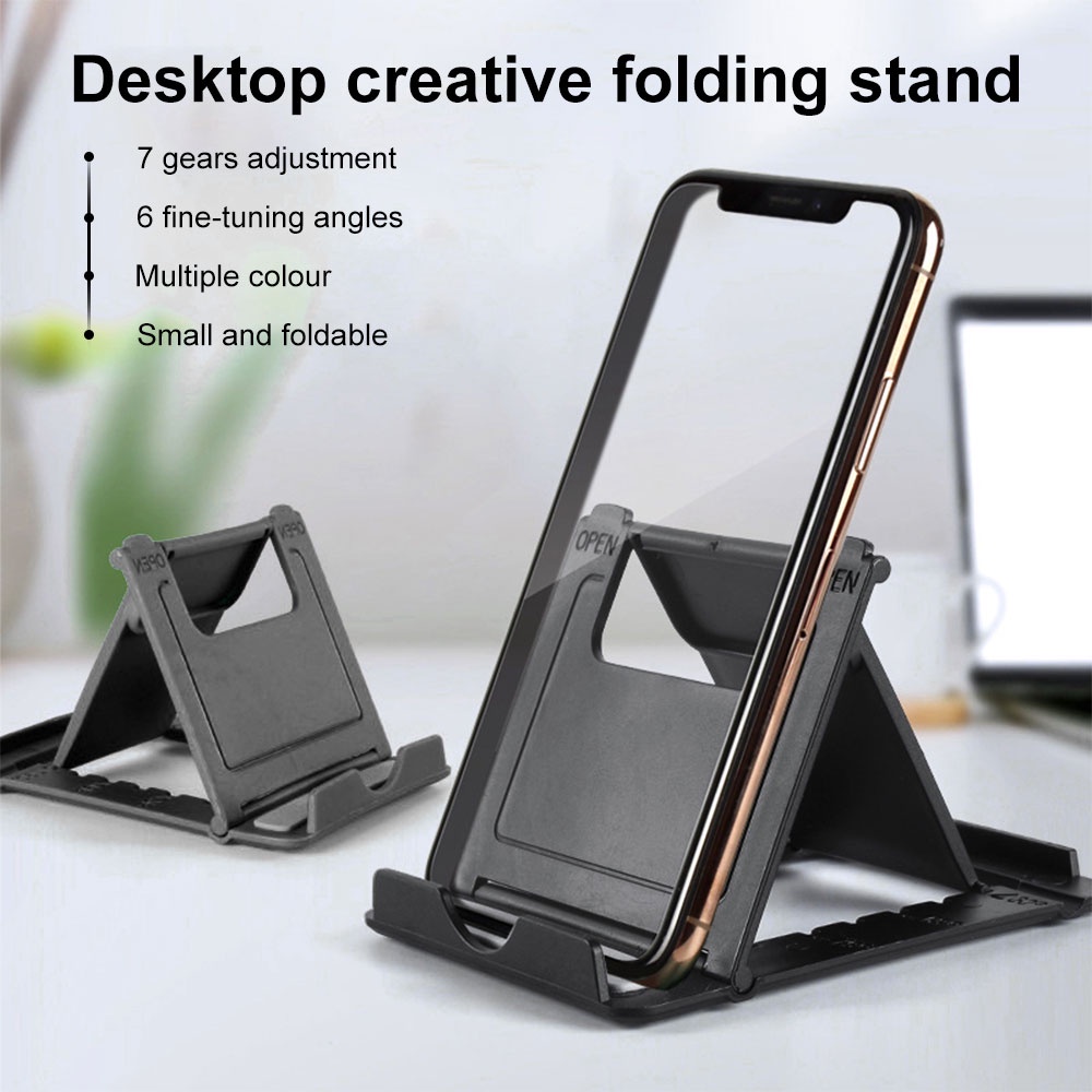 Suporte Para Telefone Celular De Mesa Universal Dobrável Conveniente