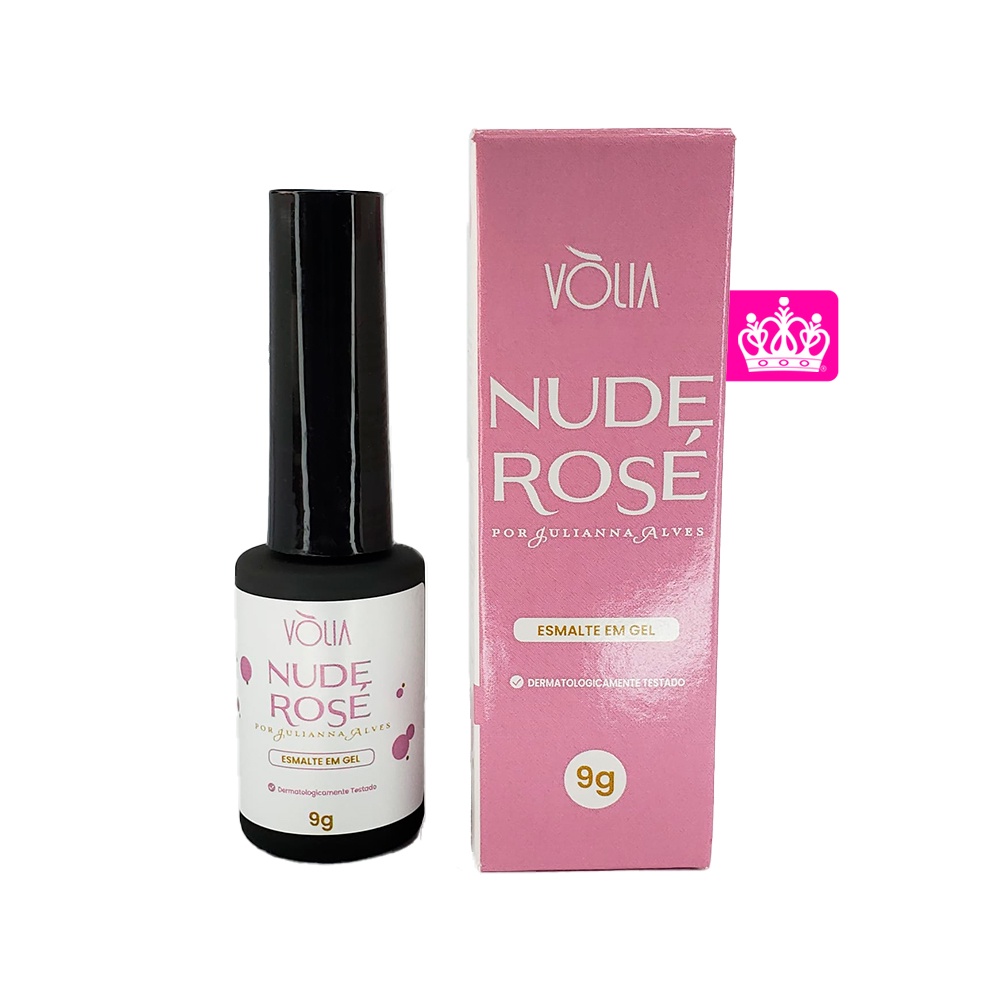 Esmalte Em Gel Nude Rose Volia G Shopee Brasil