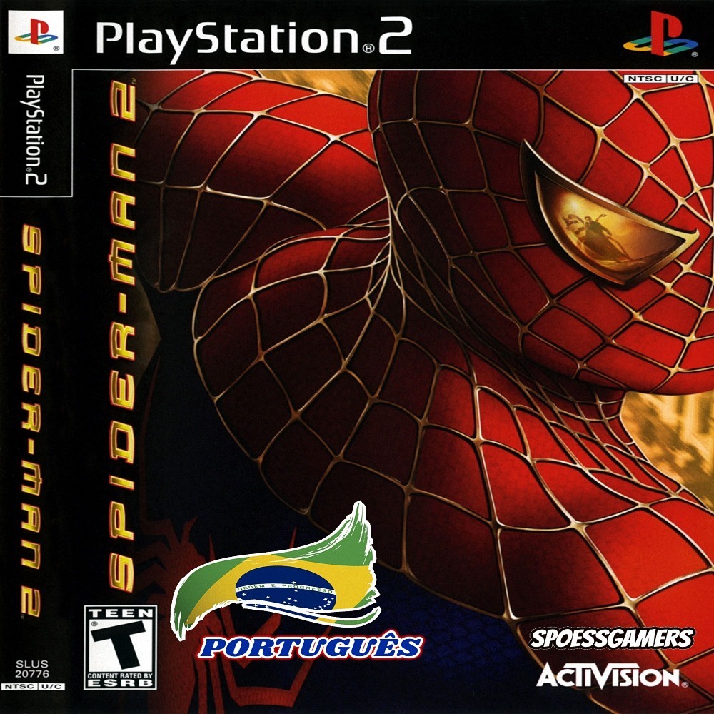 Jogo Ps 2 Homem Aranha Spider Man 2 Ps2 Portugues Infantil Shopee