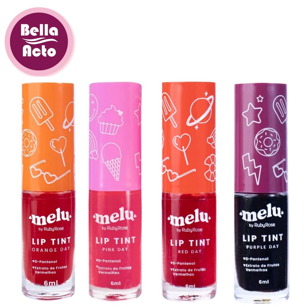 Lip Tint Melu Ruby Rose Shopee Brasil