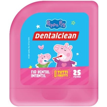 Fio Dental Infantil Peppa Pig Tutti Frutti M Dentalclean Shopee Brasil