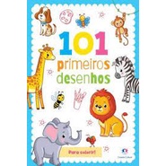 Livro Infantil Fisher Price 101 Primeiros Desenhos Para Colorir