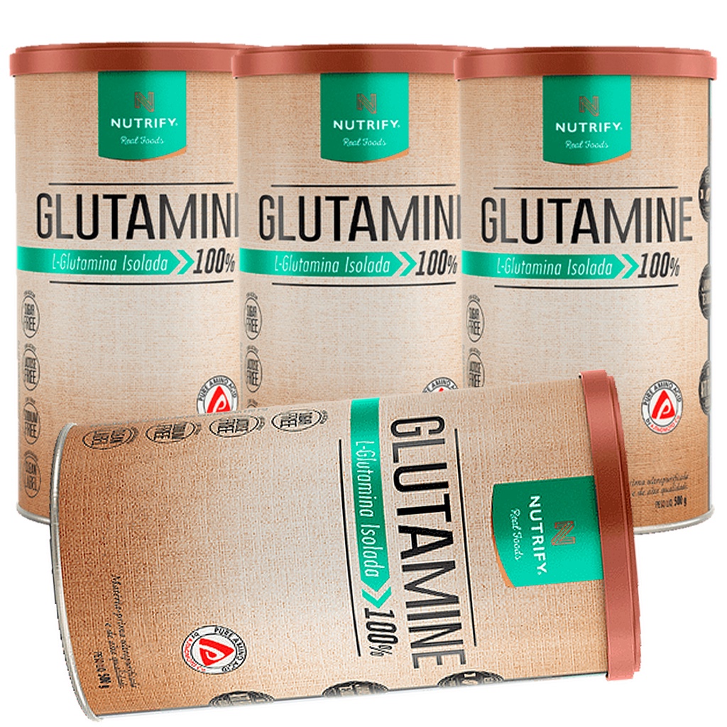 Kit X Potes Glutamine Suplemento L Glutamina Pura G Shopee