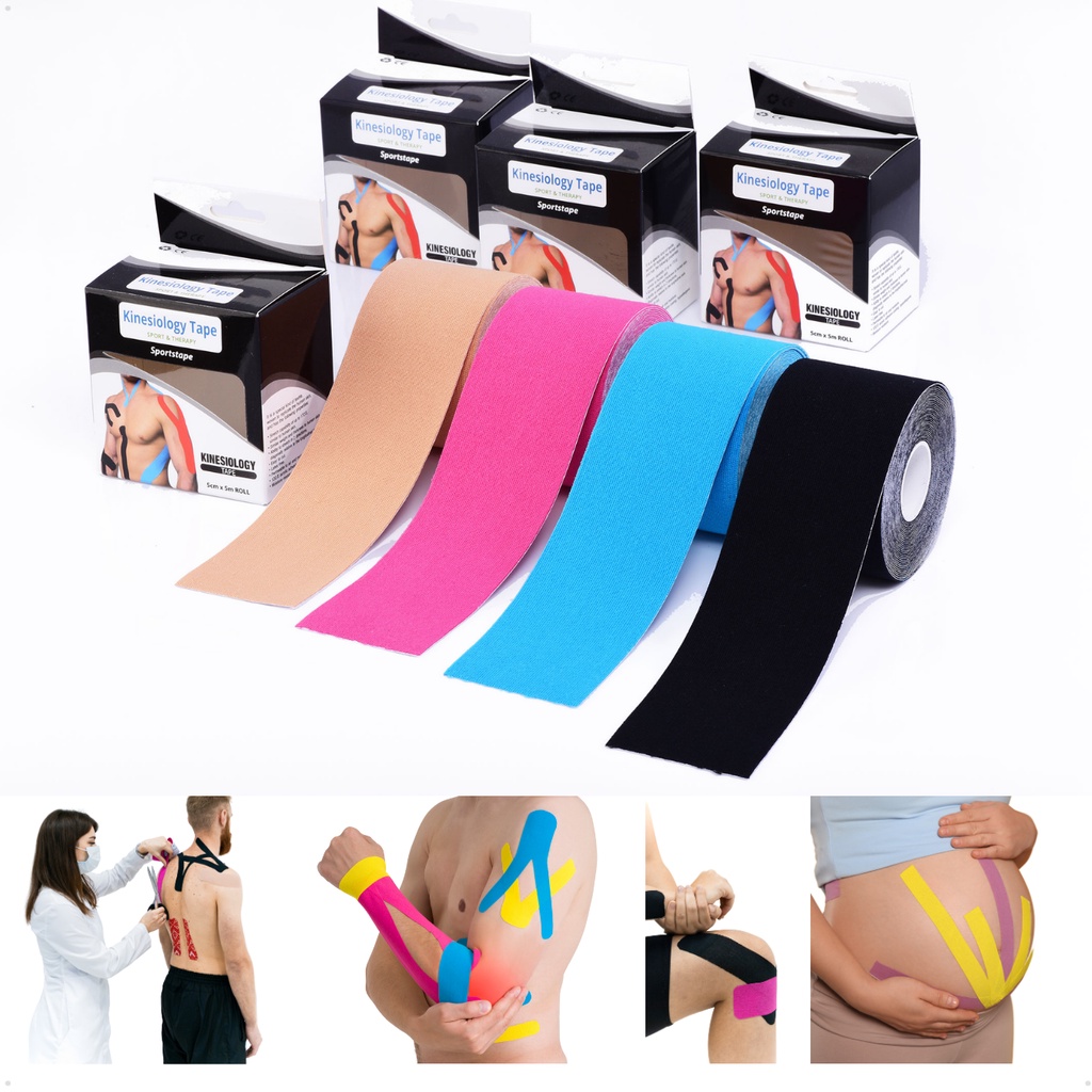 Fita Kinesio Tape Fisioterapia Bandagem Taping Muscular Shopee Brasil