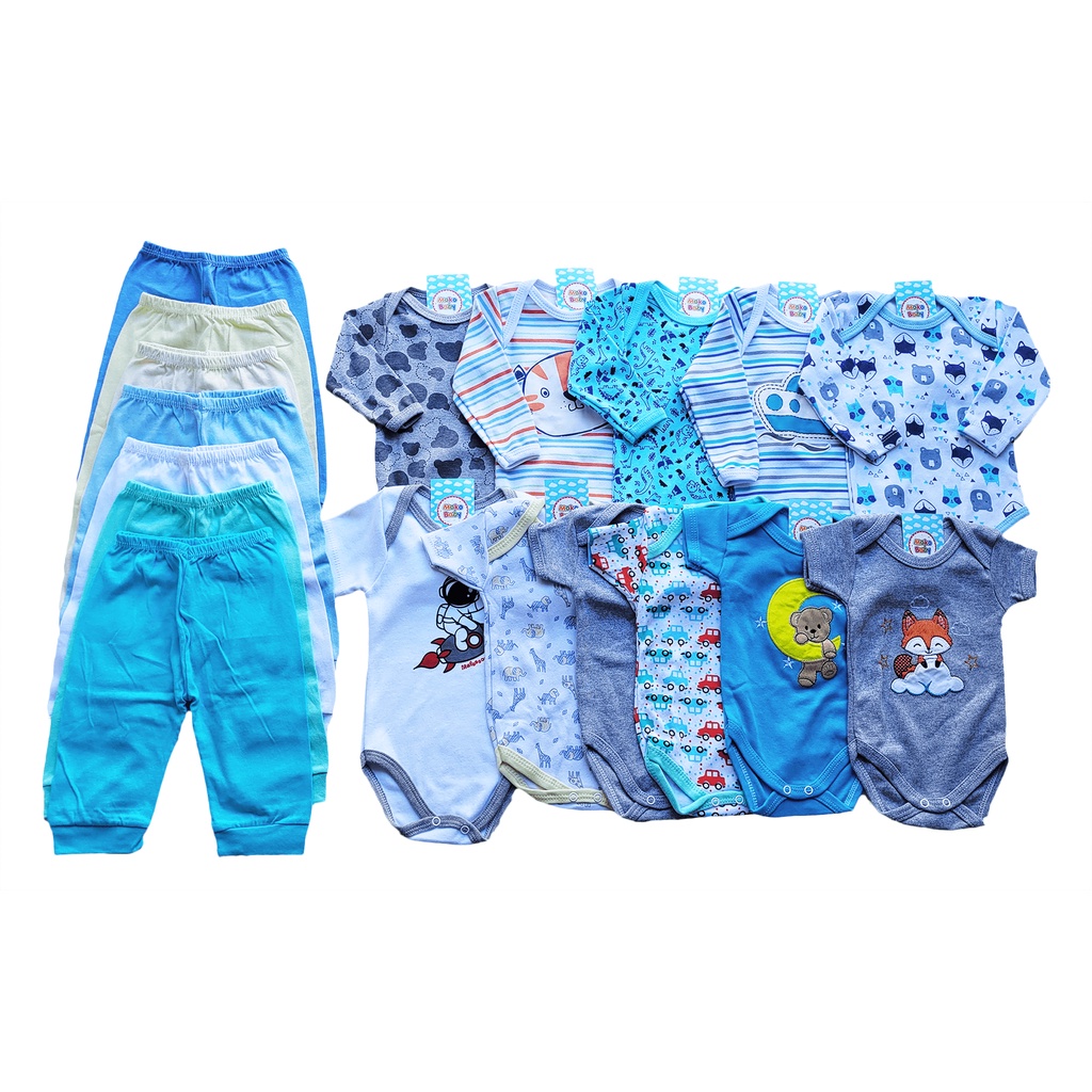 Kit 33 peças Enxoval Bebê Kit Maternidade Roupa Bebê Recem Nascido