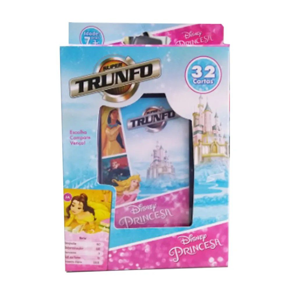 Jogo Super Trunfo Princesas Disney Grow Shopee Brasil