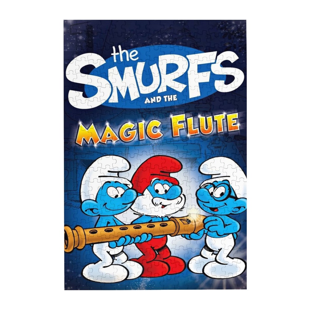 Os Smurfs E A Flauta Mágica Brinquedos Educacionais Quebra Cabeças De