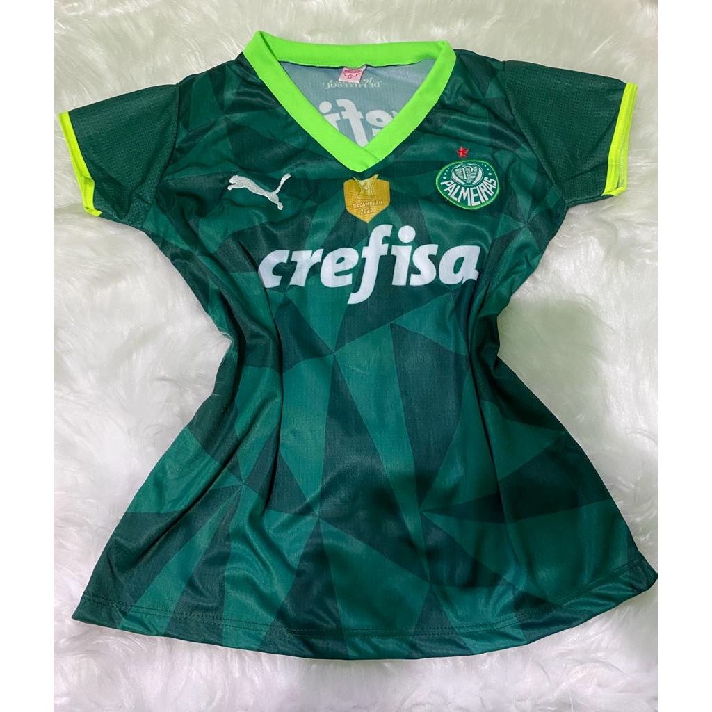 Baby Look De Time Do Palmeiras Novo Manto Super Oferta Shopee Brasil