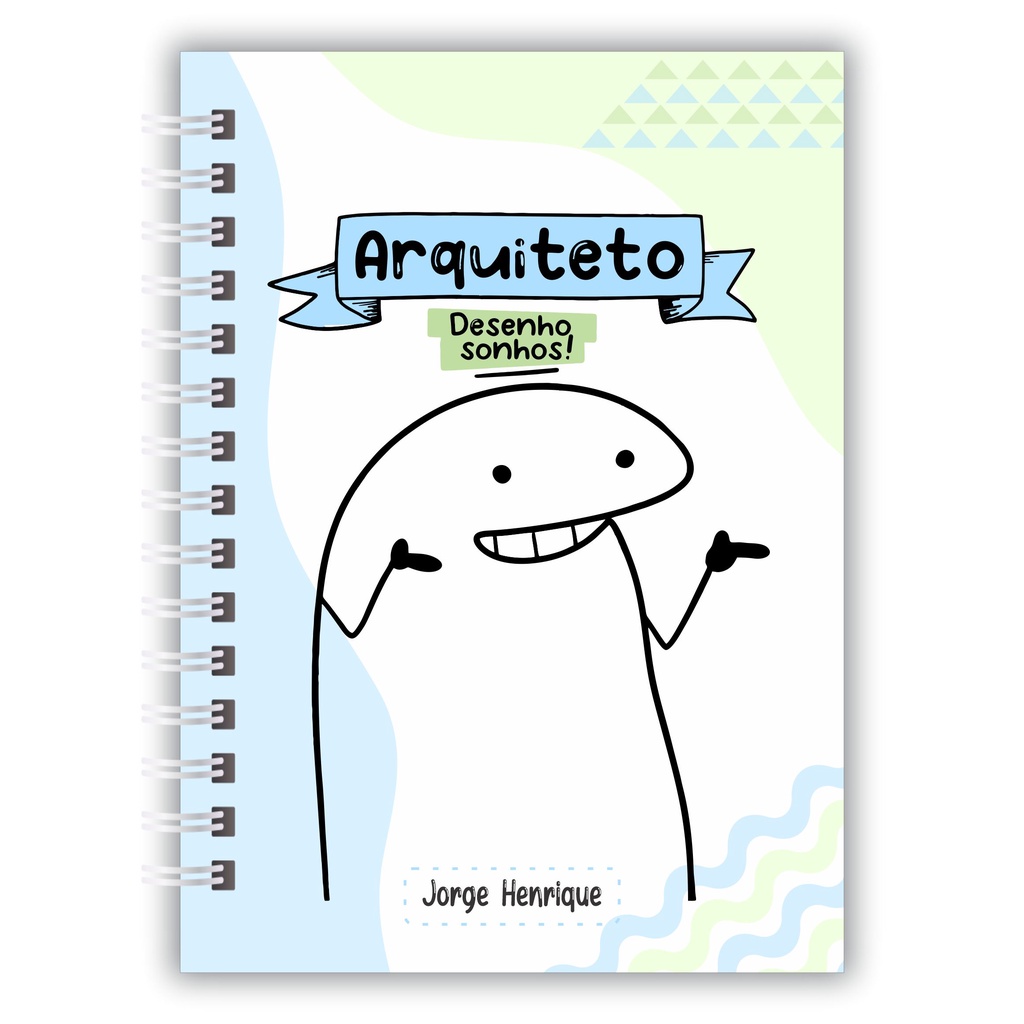 Agenda Personalizada Permanente Flork Arquiteto Shopee Brasil