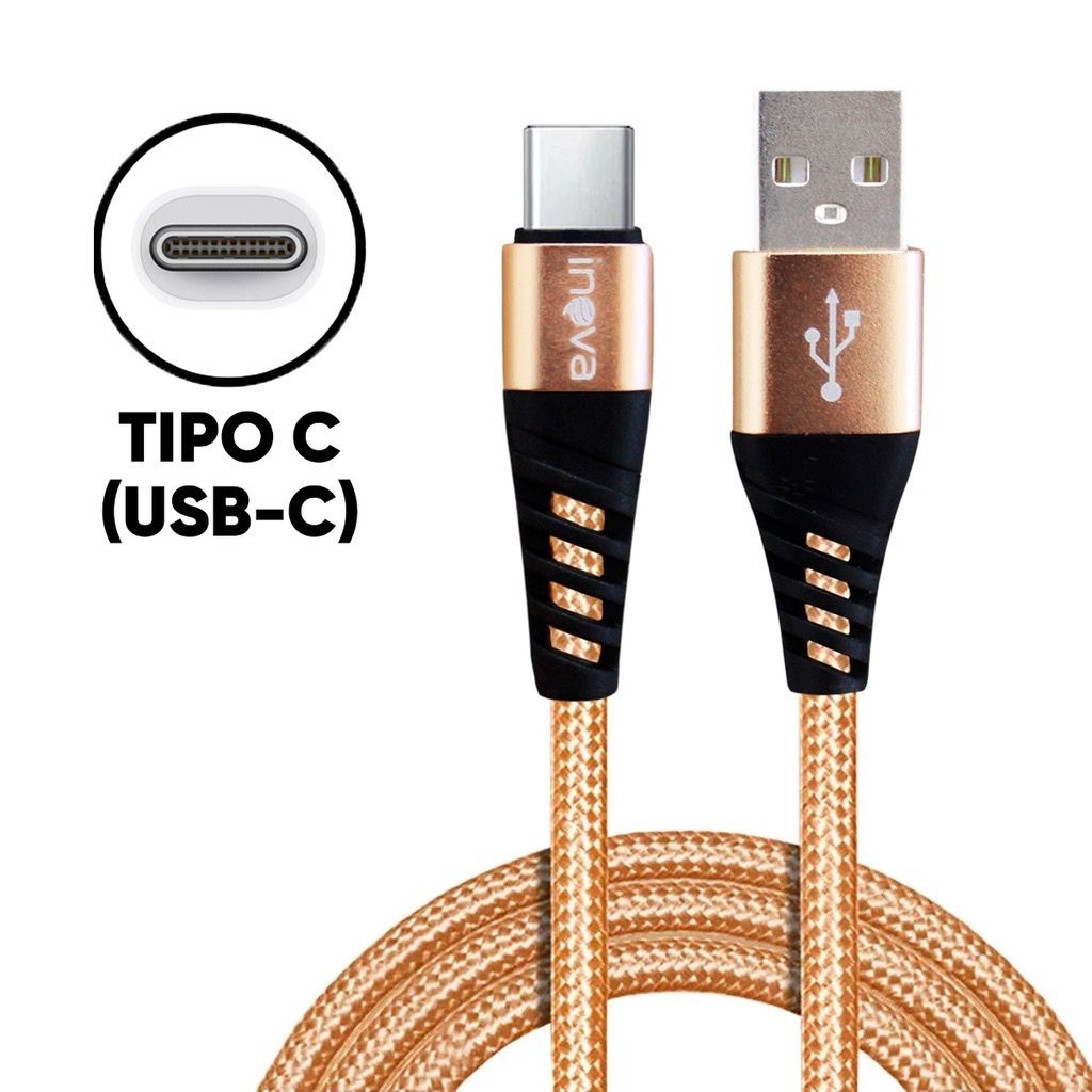 Cabo Inova Original Usb A Tipo C M Carga R Pida Turbo Shopee