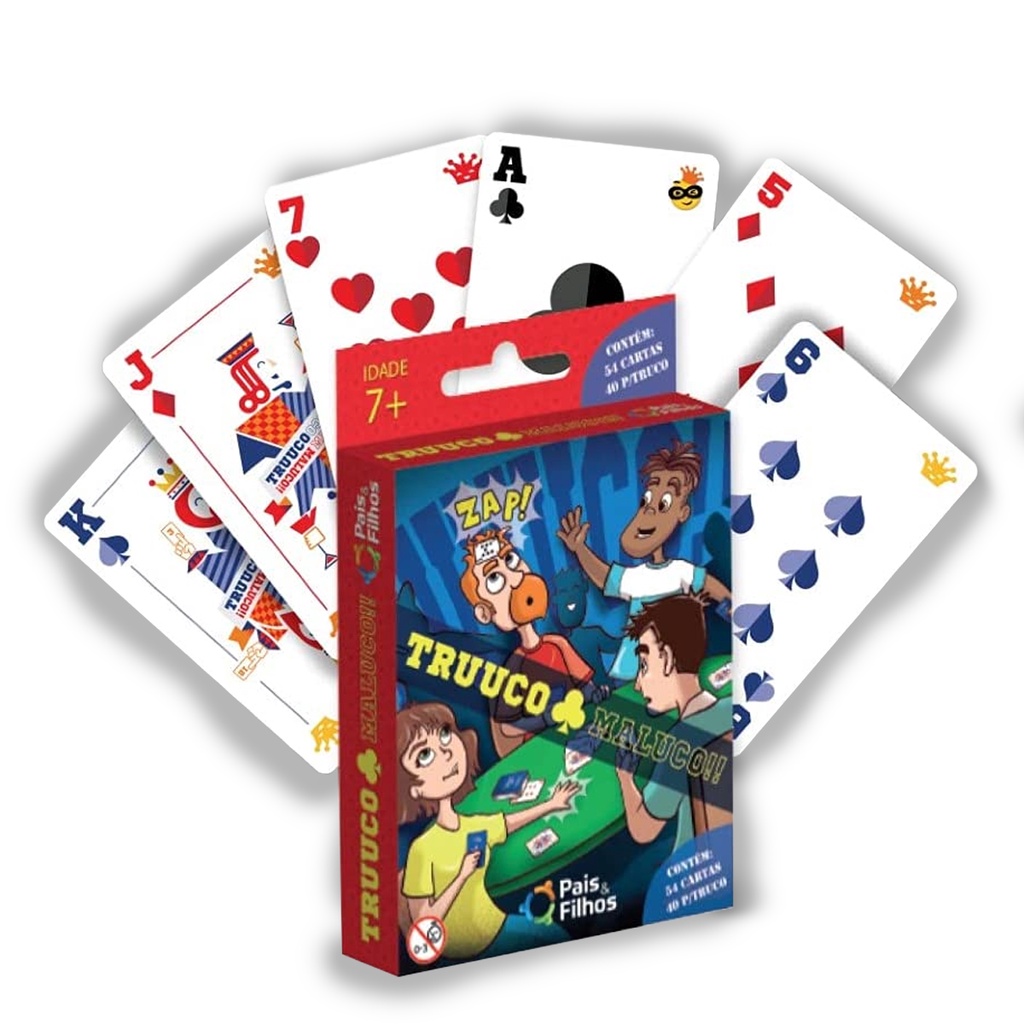 Jogo Truco Maluco Infantil Cartas Shopee Brasil