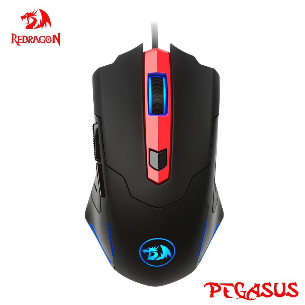 REDRAGON PEGASUS M705 RGB USB fio para jogos 7200 DPI 7 botões