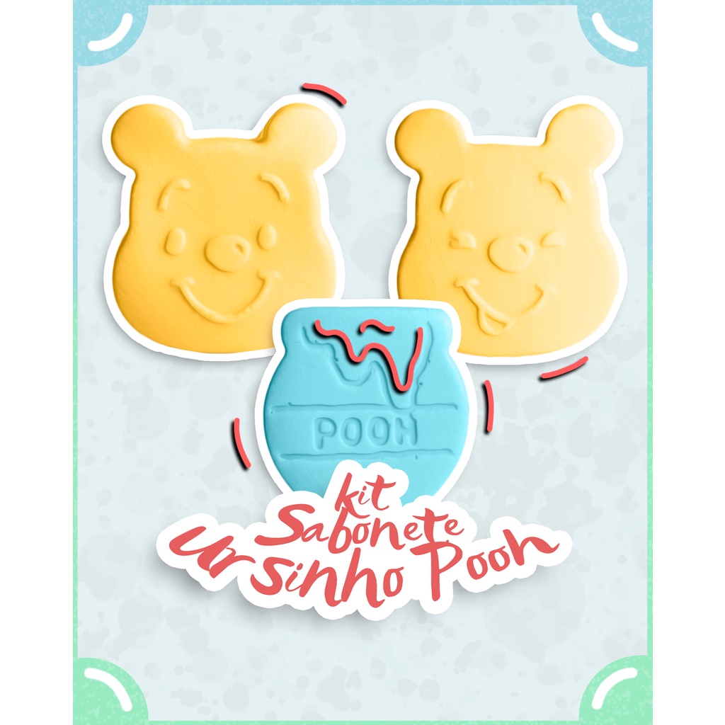 Kit De Sabonetes Artesanais Ursinho Pooh Shopee Brasil