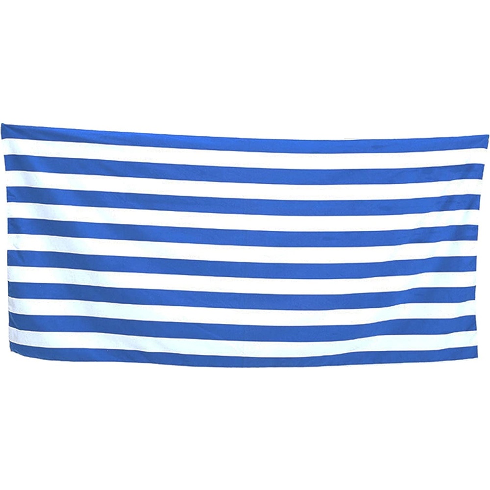 Toalha De Praia E Piscina Dohler Cabana Stripes Velour Algod O