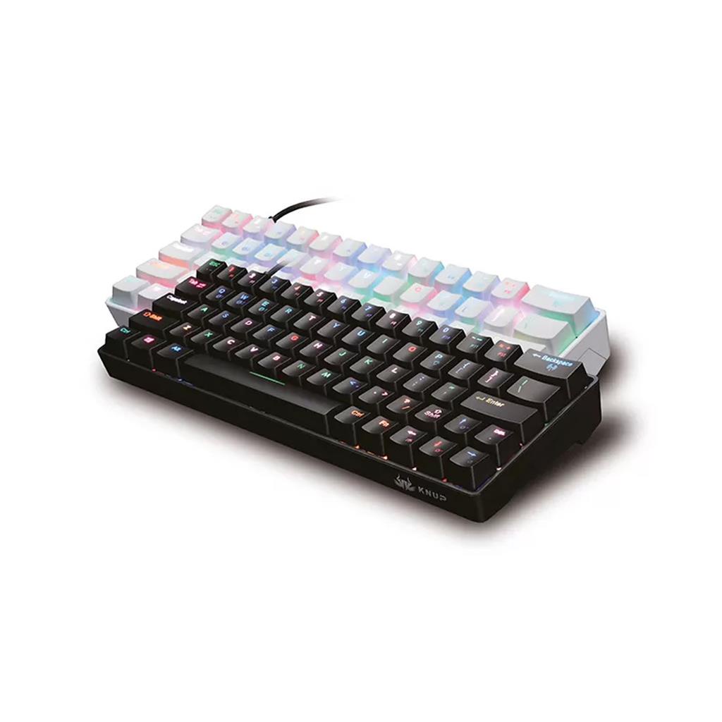 Teclado Mecanico Gamer Para Games Pc Led Rgb Abnt Switch Blue