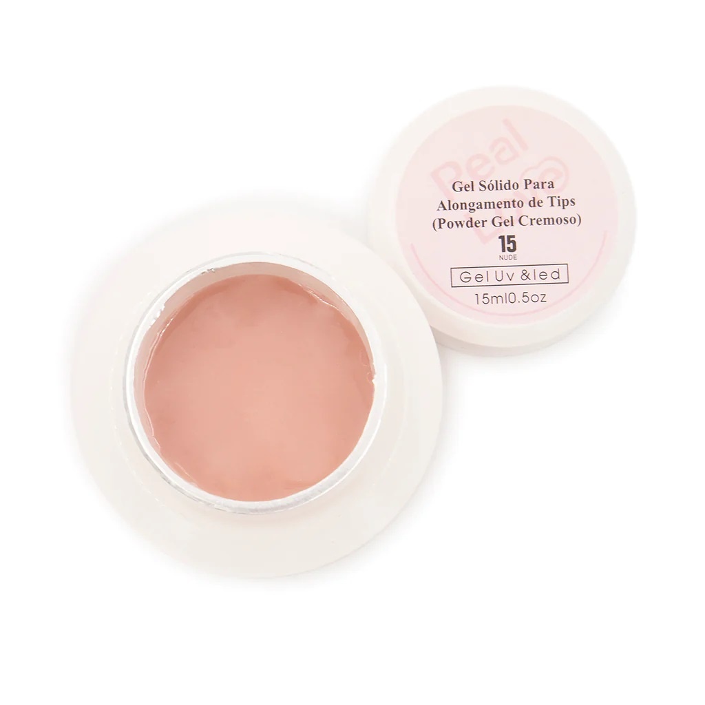 07 GEL SÓLIDO nude 15 Real Love UV LED 15ml 0 5oz Shopee Brasil