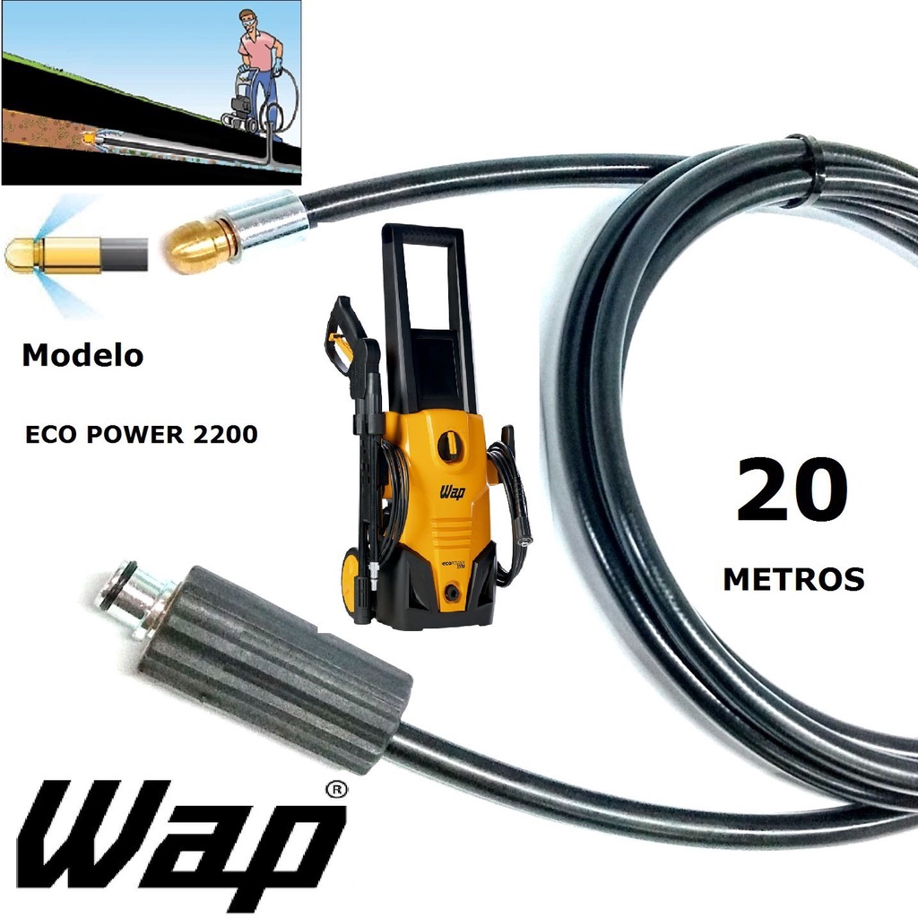 Mangueira Desentupidora De Tubula O Wap Metros Wap Eco Power