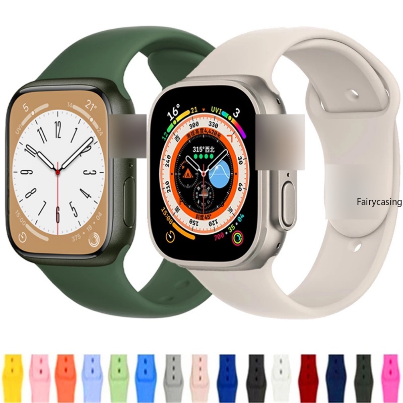 Pulseira De Silicone Para Rel Gio Apple Mm Mm Mm Mm Mm Mm