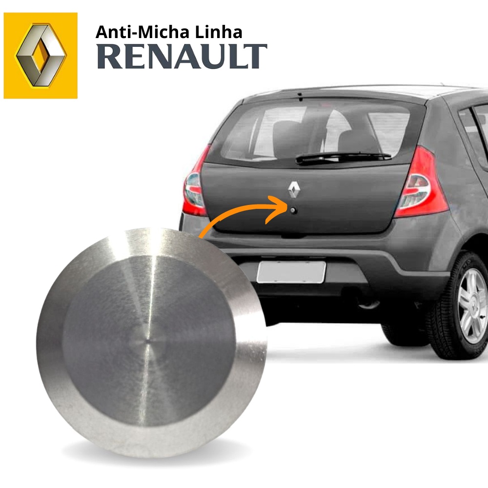 Anti Micha Tampa Miolo Para Fechadura Do Porta Malas Renault Sandero