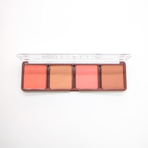 DALLA PALETA DE BLUSH ILUMINADOR E CONTORNO NUDE Shopee Brasil