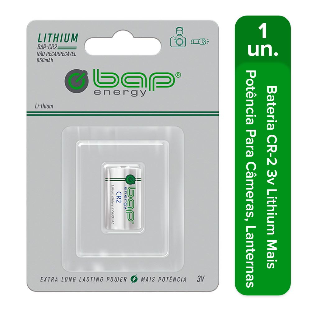 Bateria Lithium Cr V Cartela De Unidade Bap Energy Shopee Brasil